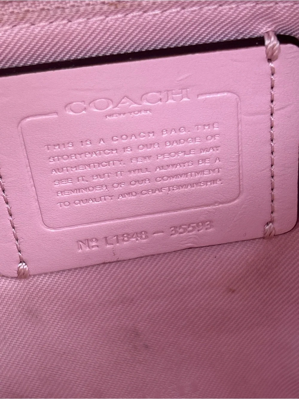 Coach Pebbled Sutton Leather Hobo Bag - Light Pink